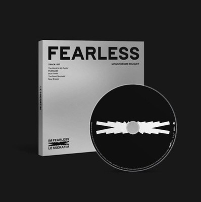 1st Mini Album 'FEARLESS' (Monochrome Bouquet Ver.) by LE SSERAFIM