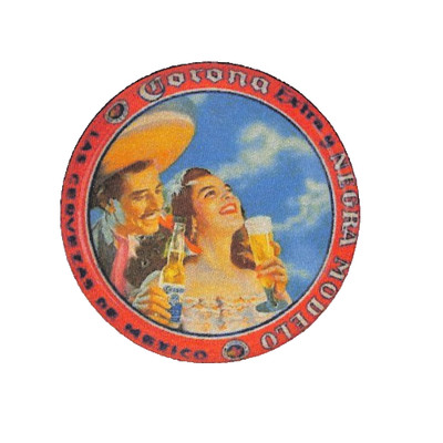 Corona Extra Negra Modelo Cerveza Classic Mexican Beer COASTER-