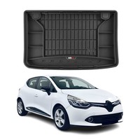 Omac Gummi Kofferraumwanne FüR Renault Clio 2012-2020 TPE Laderaumwanne Schwarz