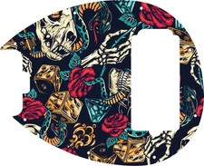 WD Custom Pickguard For Left Hand Music Man 5 String Sterling 5-H Bass #GT03 ...