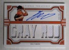 GRAYSON RODRIGUEZ 2023 National Treasures GRAYROD Patch Auto /99 Orioles Angels