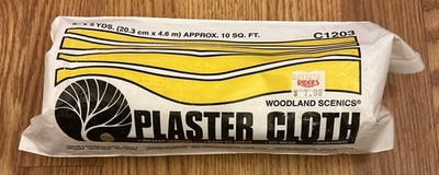 Woodland Scenics C1203 Plaster Cloth Roll 8''X180'' 10 square feet NEW