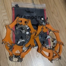 Ice Snow Shoes Grips Traction Cleats Grippers Crampons Outdoor Walking Hiking L