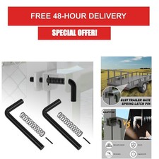 819T Trailer Gate Spring Latch Kit - Heavy Duty Trailer Pins 2 Pack