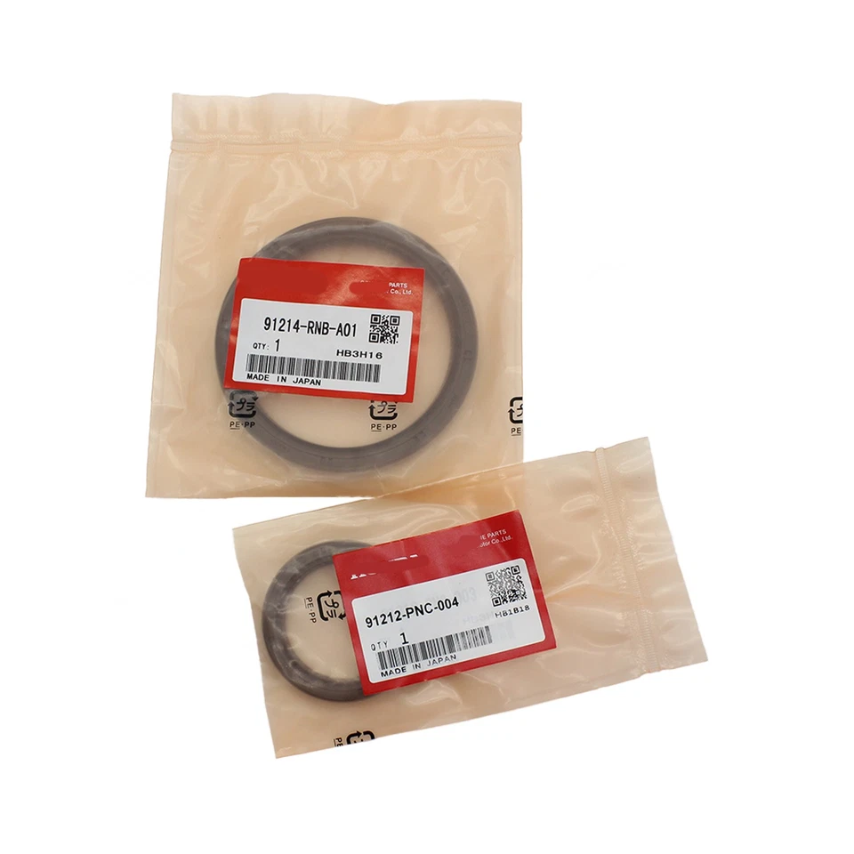 OEM NEW FRONT AND REAR MAIN CRANKSHAFT SEAL FOR HONDA CIVIC ACURA RSX TSX — 第 4/4 张图片