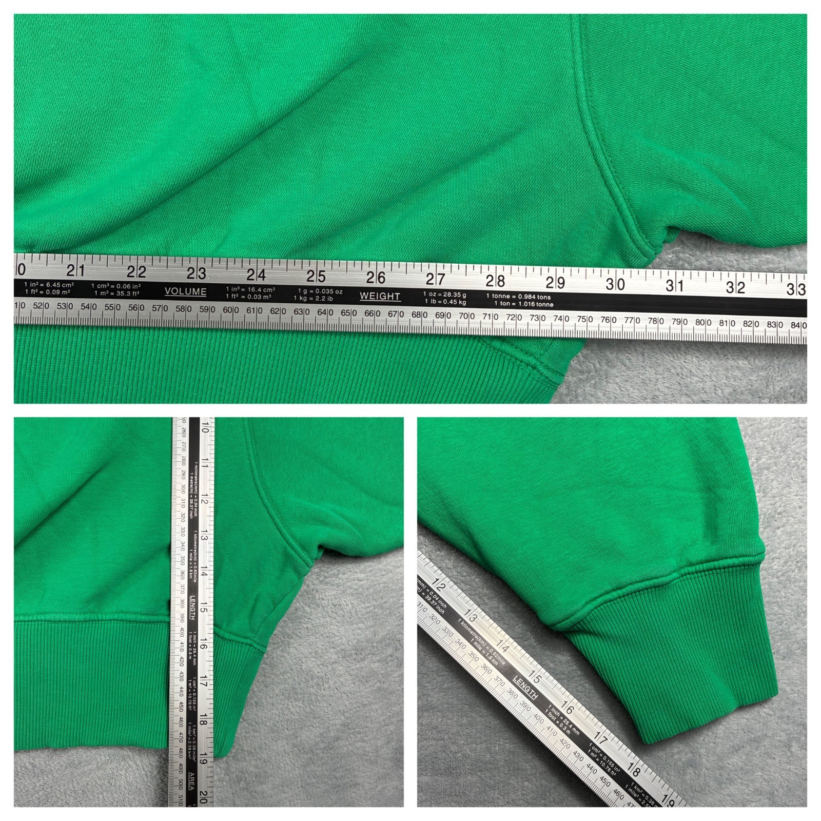 Women's Vintage Nike Green Spellout Cropped Oversized XL Boxy Sweatshirt image 6