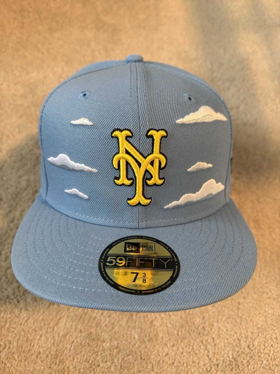 NEW YORK METS MLB SIMPSONS CLOUDS NEW ERA 59FIFTY FITTED HAT 7 3/8