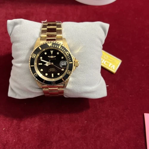 INVICTA Men's Automatic Professional 200M Date 89290B Diver Watch 40mm Gold Tone