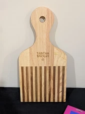 Pick Shaped Wood Cutting Board With Handle Reversible Tabitha Brown For Target  