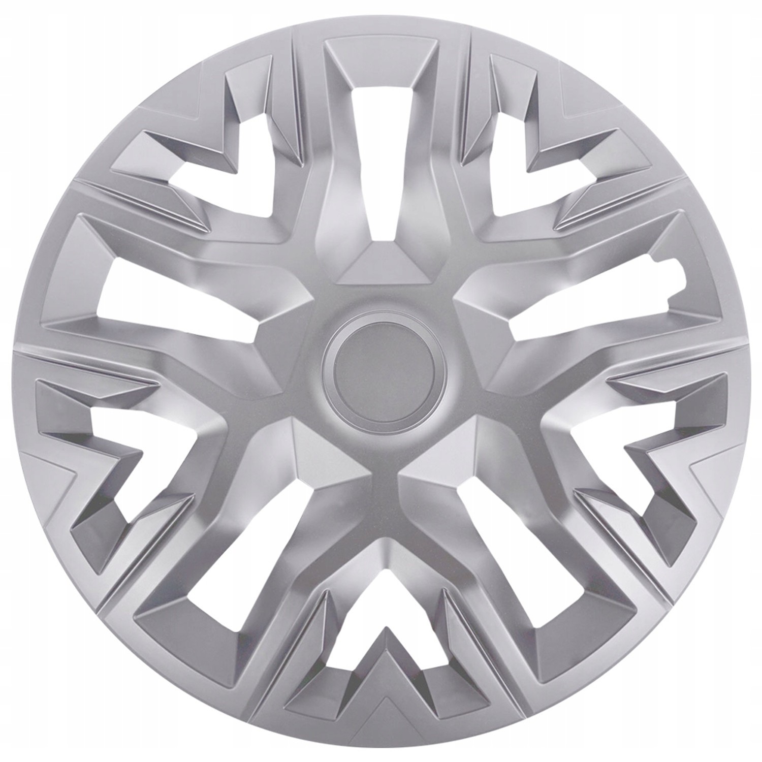 Enjoliveurs NRM 14" au design gris argenté métallisé avec système de fixation sécurisé
