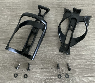 AVENIR WATER BOTTLE CAGES (2) NYLON BLACK 74 GRAMS HARDWARE INCLUDED