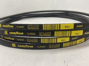 Goodyear B62 Classic Wrapped V-Belt 65" Effective Length 5L650 V Belt New 4 pack