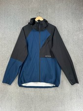 Ortovox Jacket Mens Size XL Blue Black Lightweight Windbreaker Hiking Outdoor