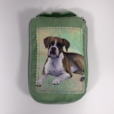 Pet Lover Totes BOXER DOG Zipper Tote Bag Reusable Grocery 14x15 New Tag