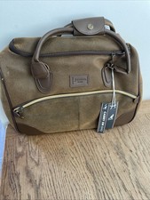 Kangol Travel Carry on Hand Luggage Bag Faux Leather Brown New With Tags