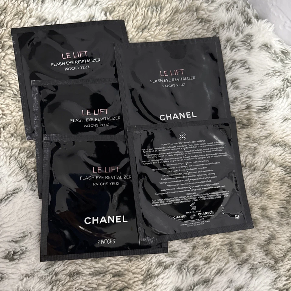 CHANEL le Lift Flash Eye Revitalizer Patches, 5-Pack of 2 $430 Value - Image 3 of 4