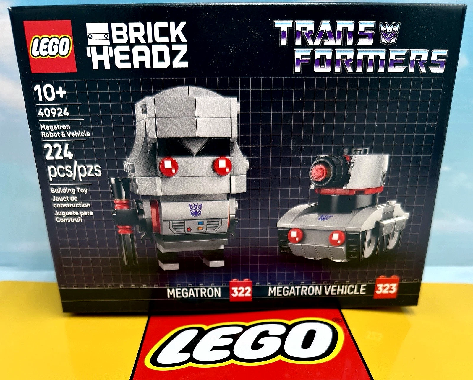 Lego Brickheadz 40924 Transformers Megatron Robot & Vehicle