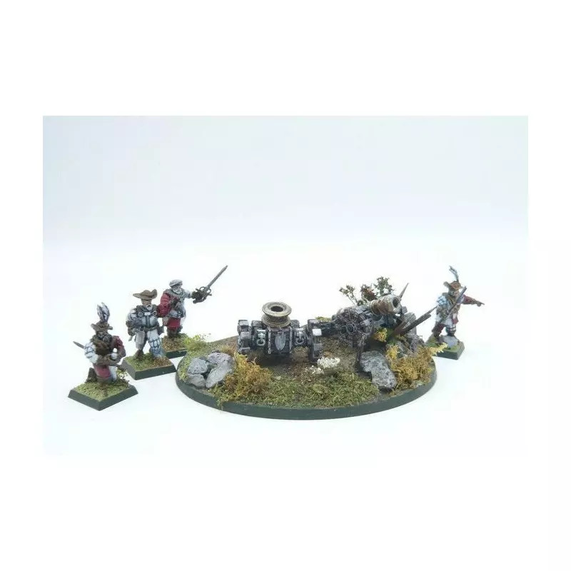 Mortier L'empire miniature de guerre 3 servants figurines de combat