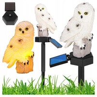 Solar Owl Lamp Garden Decoration Led Ground Stake Solar Light Outdoor