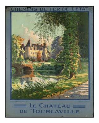 Vintage Franz�sisches Ch�teau Wandkunst Schloss Wandkunst Fine Art Pri