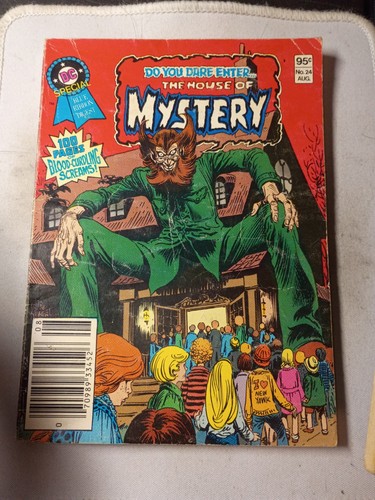 DC SPECIAL BLUE RIBBON DIGEST #24, HOUSE OF MYSTERY, VF-, BRONZE AGE, 1982