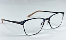 Zenni Optical 52-17-145 Blue Tortoise Cat Eye 3221115 Eyeglasses Frames ONLY