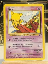 Pokémon Abra 49/82 Common Team Rocket LP  WOTC