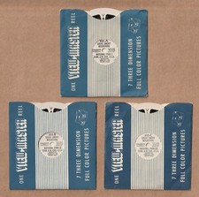 Set of three View-Master reels Great Smoky Mountains National Park Tenn.  N. Ca