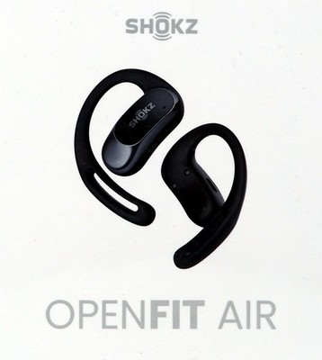 Shokz OpenFit Air Open-Ear True Wireless Earbuds, Black