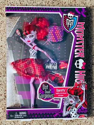 Monster High Doll Dot Dead Gorgeous Operetta Original First Wave NIB
