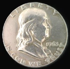 1963 50C Franklin Half Dollar (Polished)