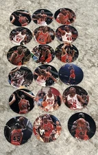 1995 Upper Deck MICHAEL JORDAN ~ Lot of (18) Different Upper Deck Mini Disc Pogs