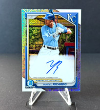 Yandel Ricardo 2024 Bowman Chrome Mega Box Autographs #BMA-YRI
