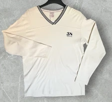 VTG Rare Daniel Cremieux Jeans Sweater Men’s Size M  Color Cream New.