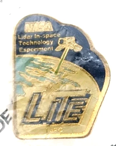 NASA LITE Lidar In Space Technology Experiment LaRC Space Program Pin Satellite