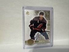 2020-21 SP Authentic True Leaders Auto 35/99 Jordan Staal #TL-JS Auto