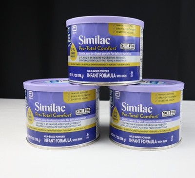Lot of 3 Similac Pro-Total Comfort 7 oz Can - Exp: 08/2026