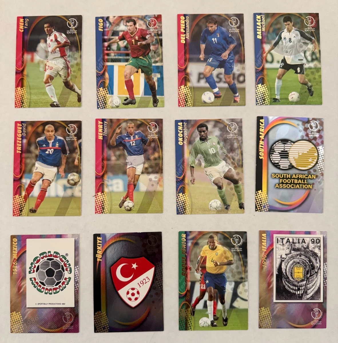 Panini FIFA World Cup Soccer 2002 Season Sports Trading Cards
