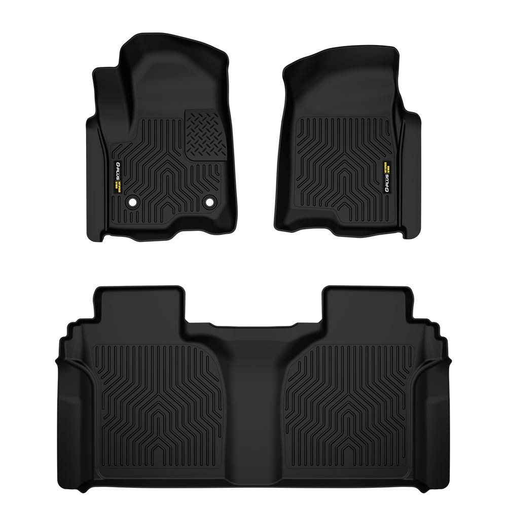 Floor Mats Fit For Chevy Silverado /GMC Sierra Crew Cab 2019-2025 Weather Liner