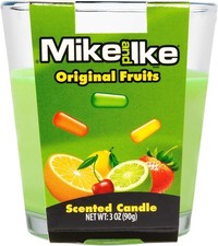 3 oz MIKE & IKE Original Fruits Candy Scented Candle 2.5