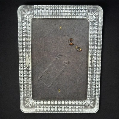 Cadre photo verre Mayfair Godinger Shannon hachuré éventails vintage art - Photo 1/4