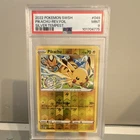 2022 Pokemon Silver Tempest Pikachu 049/195 Reverse Foil Holo English PSA 9