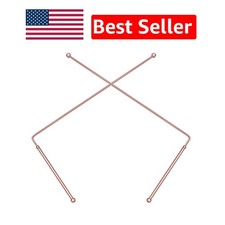 Precision Copper Dowsing Rods - 2PCS for Effective Water and Ghost Divination