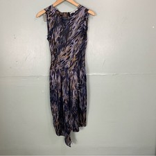 Ulla Johnson Abstract Blue Gray Fitted Size 6