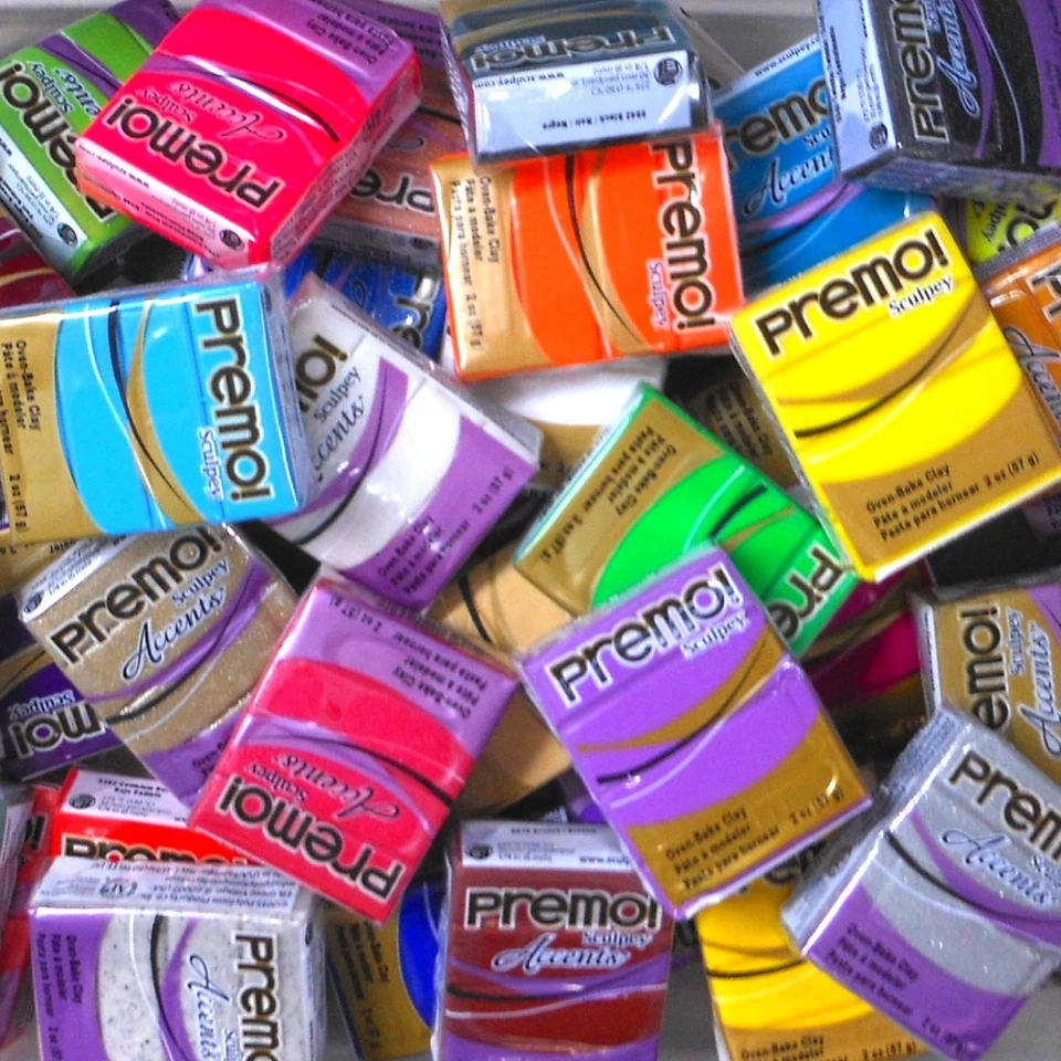 Sculpey PREMO Professional oven bake Polymer Clay - All Colors and Sizes - image 3 of 4