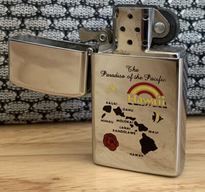 永楽通宝 海中発見品 希少品 本物保証 Zippo XII The Paradise Of The Pacific Mini Lighter Hawaii No Case