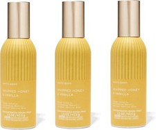 3x Bath  Body Works WHIPPED HONEY  VANILLA Concentrated Room Spray NEW FALL