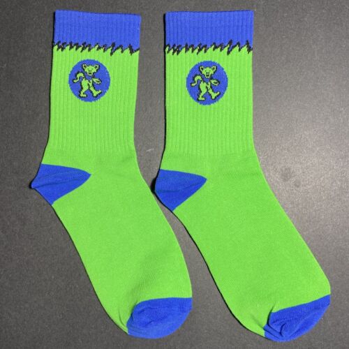 Grateful Dead Bear - Green Socks - SB Dunk 🔥 - Picture 1 of 3
