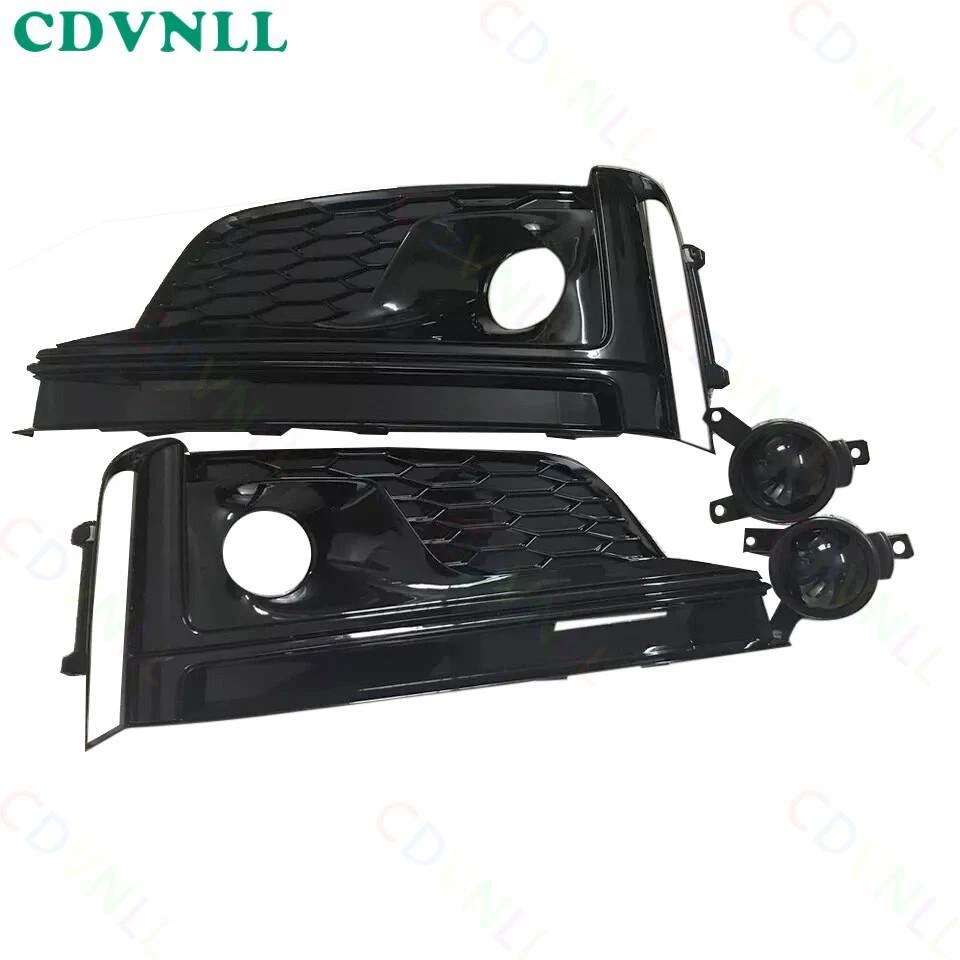 Пара решеток крышек противотуманных фар переднего бампера для Audi S5 2017 2018 2019 годов выпуска с ACC - Изображение 3 из 4