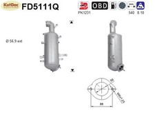 ✅ Ruß-Partikelfilter Alfa Romeo, Fiat, Jeep, Lancia, Opel, 1.6, Silizium, Euro 5